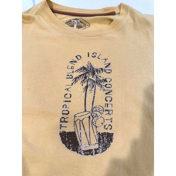 Large Tommy Bahama Indigo Palms T Shirt Mens - Tropical Island Tee Shirt - Picture 2 of 6